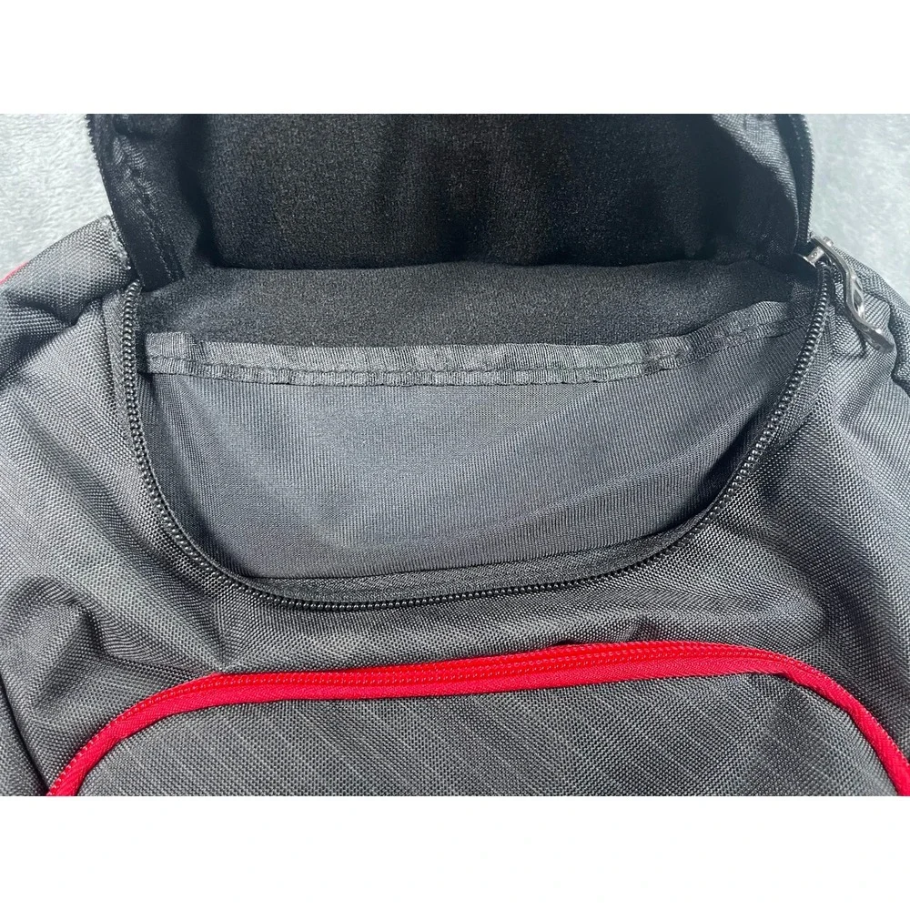 NWT OGIO Backpack Dark Gray Red Laptop Compartment Tech School Commuter Bag
